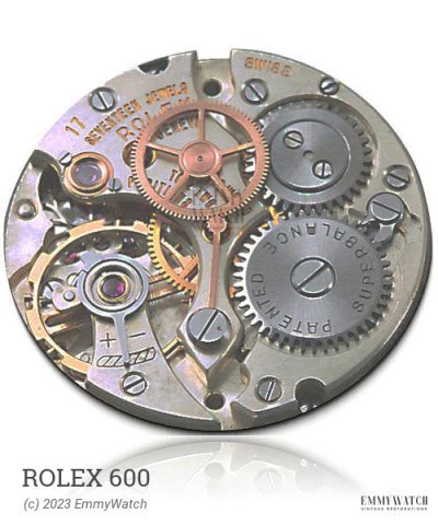 rolex 600 movement|Rolex in 1950.